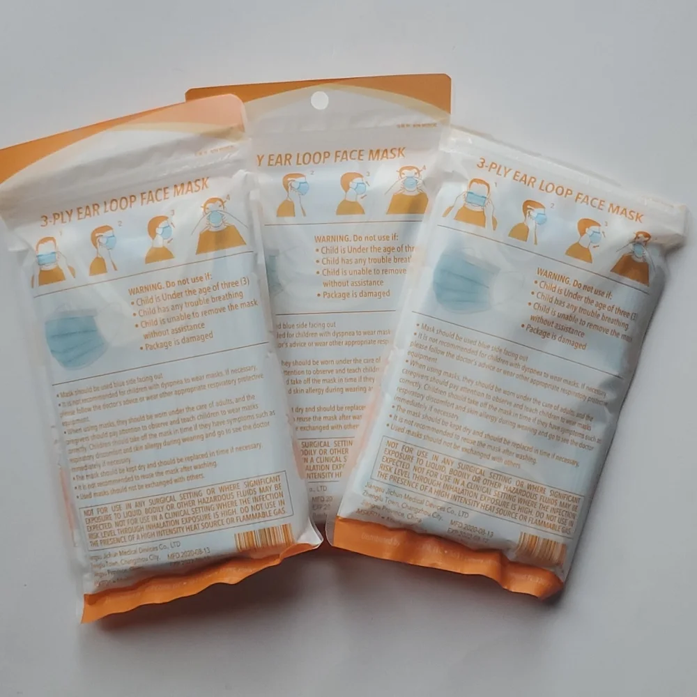 Single Use Face Masks child single
